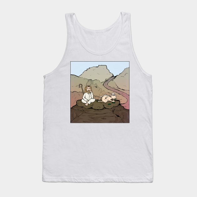 Waiting for the Messiah Tank Top by matan kohn